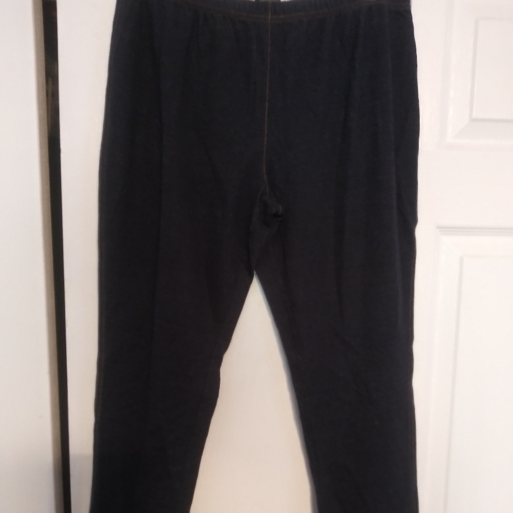Women's stretchy blue size large leggings
